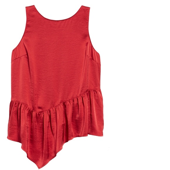 Halogen Asymmetrical Ruffle Top - Picture 4 of 8